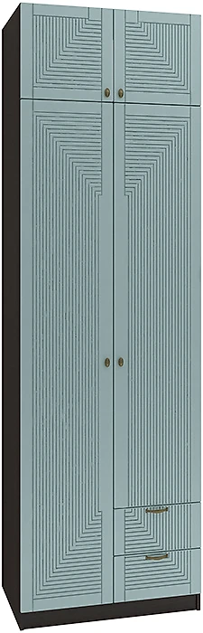 Шкаф распашной белый глянец Фараон Д-9 Дизайн-3