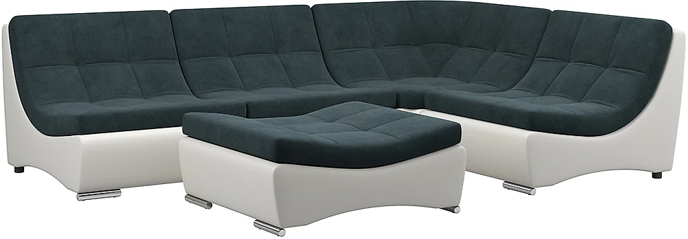 Модульный диван из ткани Монреаль-6 Индиго