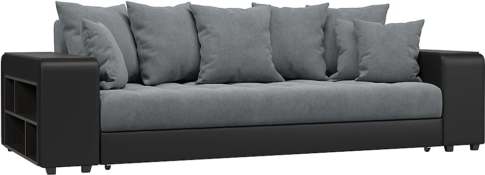 Прямой диван серого цвета Дубаи Меланж