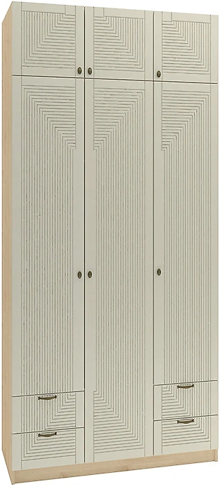 Шкаф распашной дуб сонома Фараон Т-17 Дизайн-1