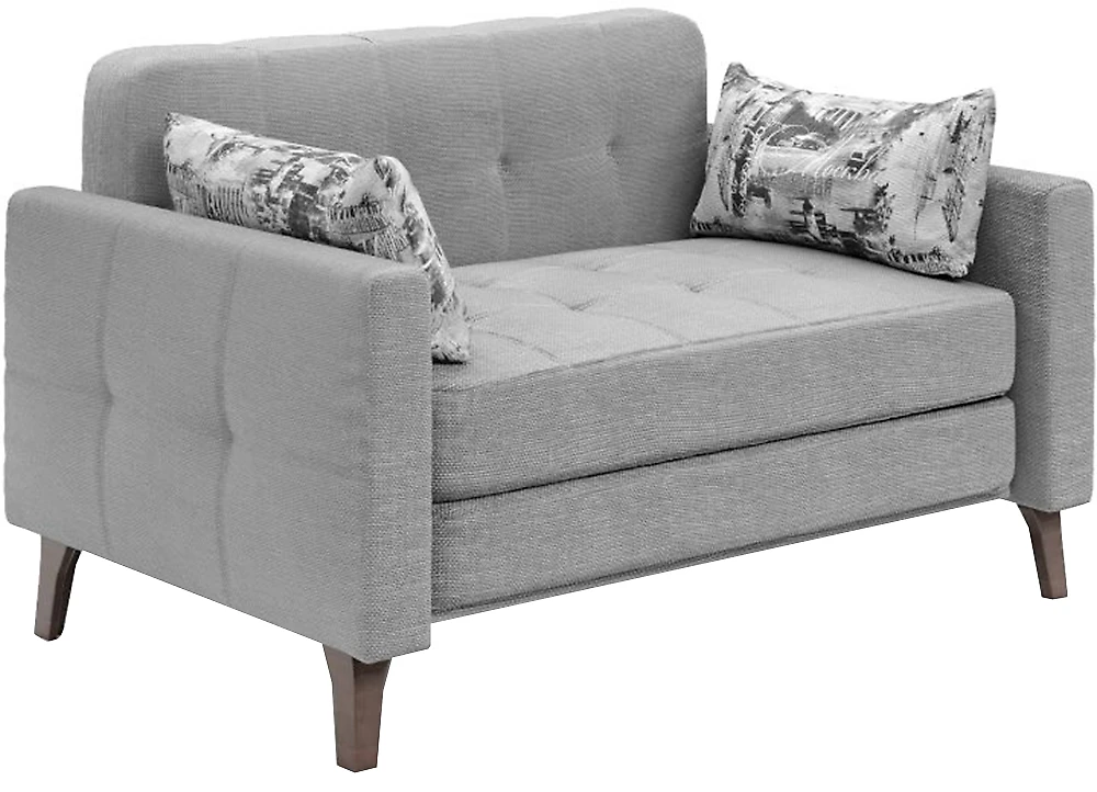 Прямой диван из рогожки Этро-2 Люкс Грей