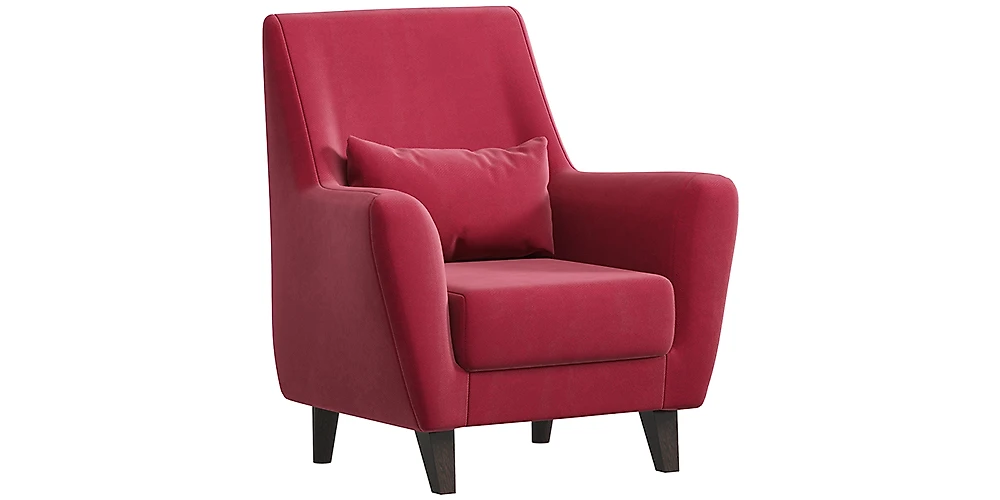 Кресло в классическом стиле Либерти Плюш Бордо