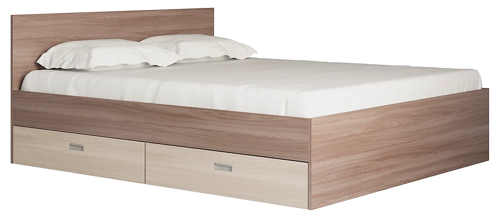 Широкая кровать Виктория-1-160 Дизайн-3