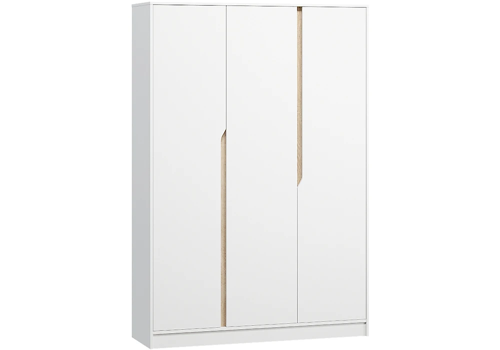 узкий шкаф для одежды Монс 3-створчатый Дизайн-1