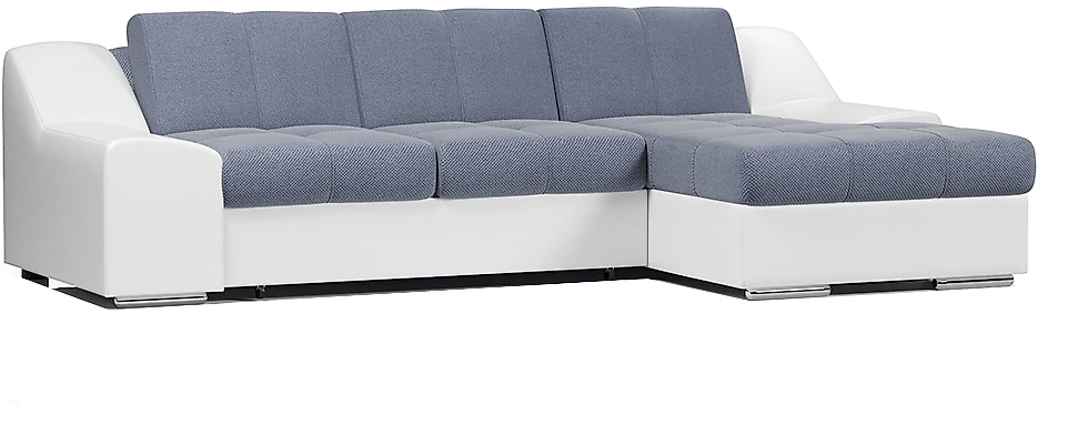 Угловой диван с подушками Чикаго Блю