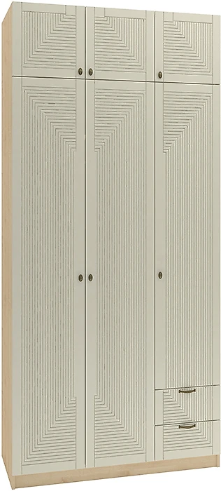Шкаф с антресолью распашной Фараон Т-16 Дизайн-1