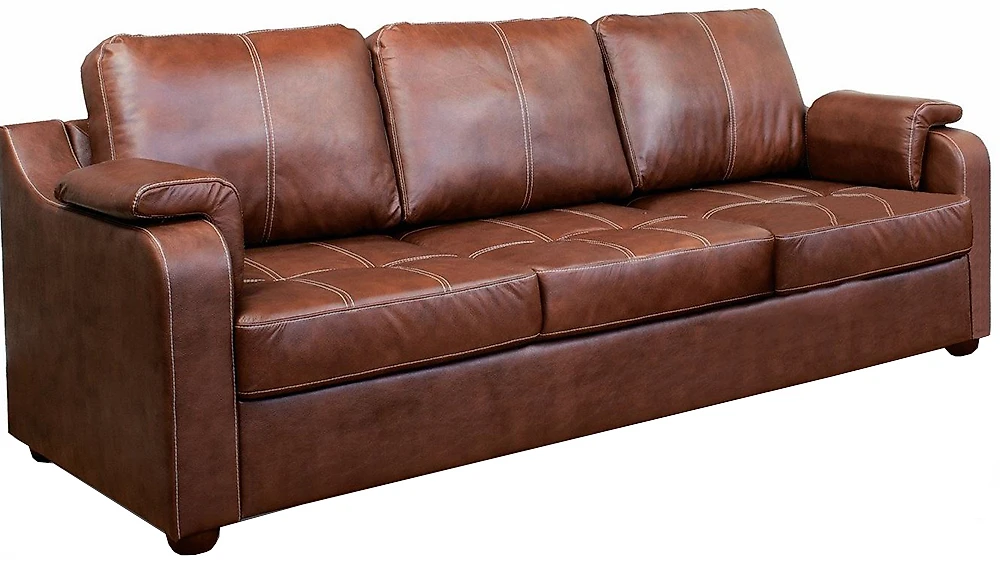 Маленький кожаный диван Берета Дизайн 8 кожаный