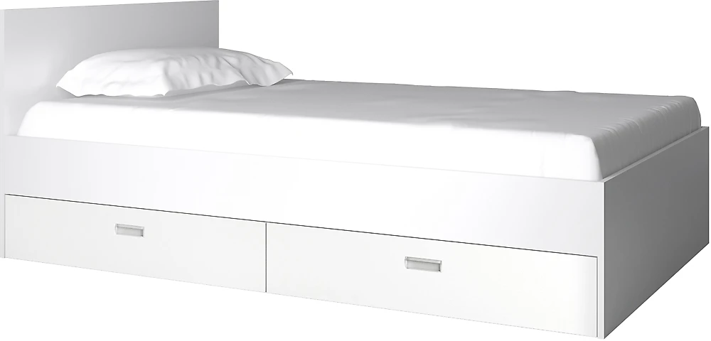 Двуспальная кровать эконом Виктория-1-120 Дизайн-2