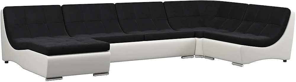 Угловой диван без подлокотников Монреаль-2 Нуар