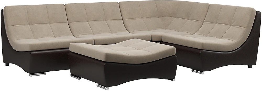 Угловой диван без подлокотников Монреаль-6 Милтон