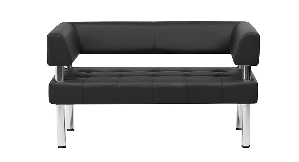 диван в скандинавском стиле Бизнес 122х78 Черный