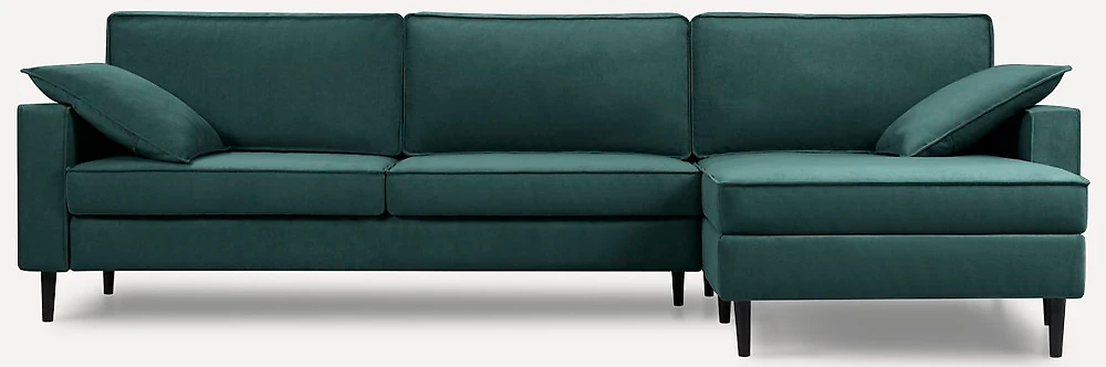 Мягкий угловой диван Дисент-2 Velvet Emerald арт. 2001938467